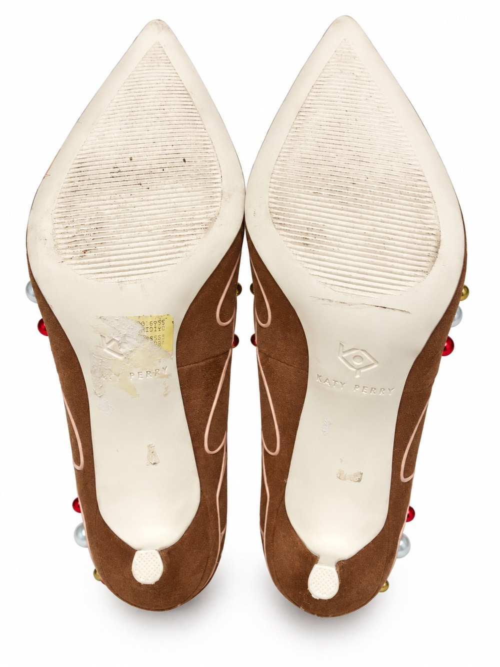 Katy Perry Ginga Gingerbread Pumps Heels Brown Size 8 / 38 *runs small - Picture 5 of 6